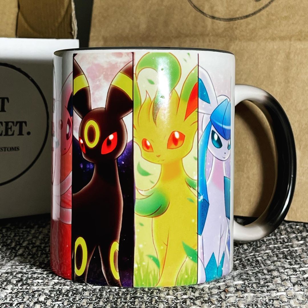 Taza Magica Eevee - WhatASheet - Especialistas en tazas magicas - Personalización - Costa Rica - San Jose - Heredia - Cartago - Was