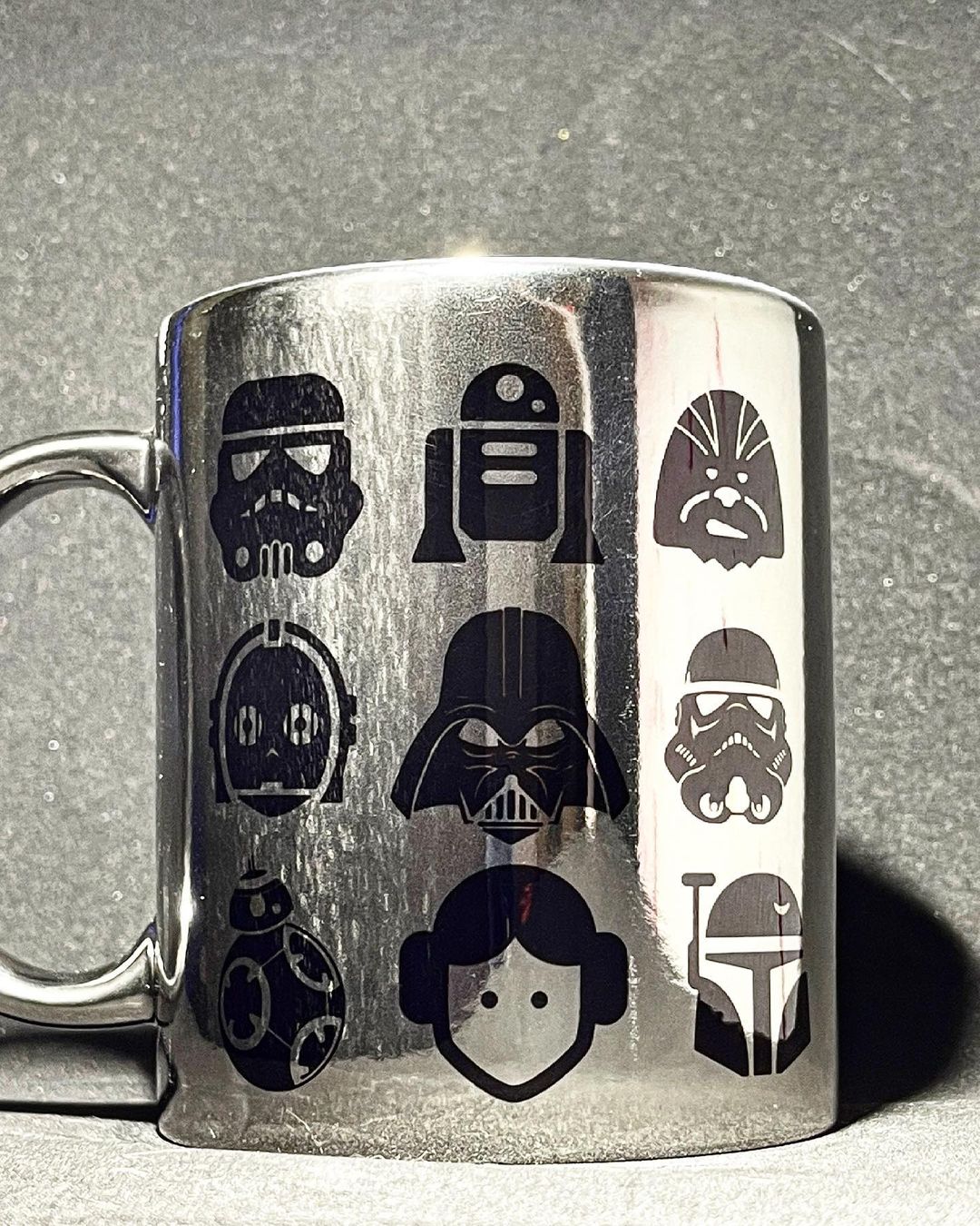 Taza Cromada Star Wars - WhatASheet - Especialistas en tazas magicas - Personalización - Costa Rica - San Jose - Heredia - Cartago - Was