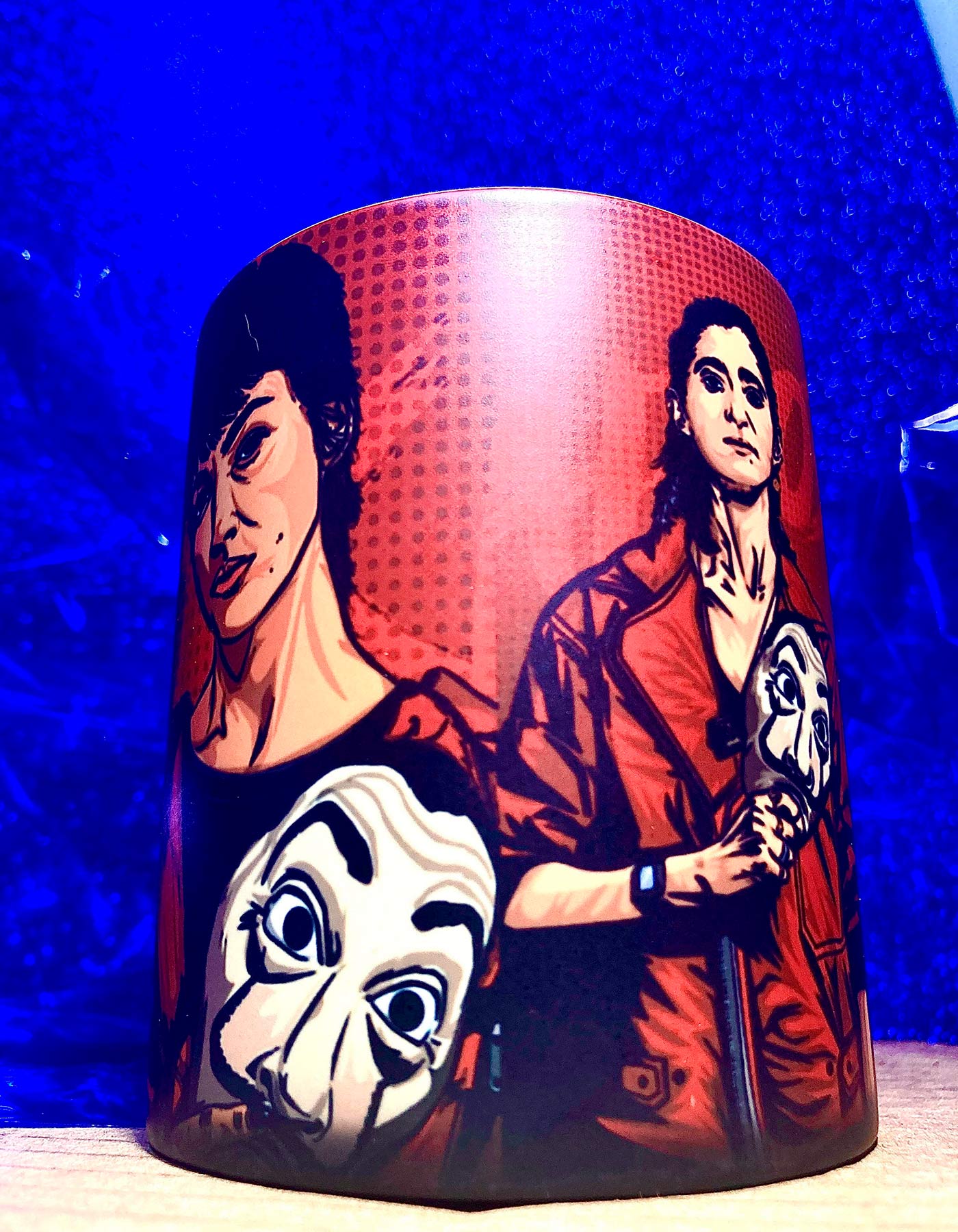 Taza mágica Casa De Papel - WhatASheet - Especialistas en tazas magicas - Personalización - Costa Rica - San Jose - Heredia - Cartago - Was